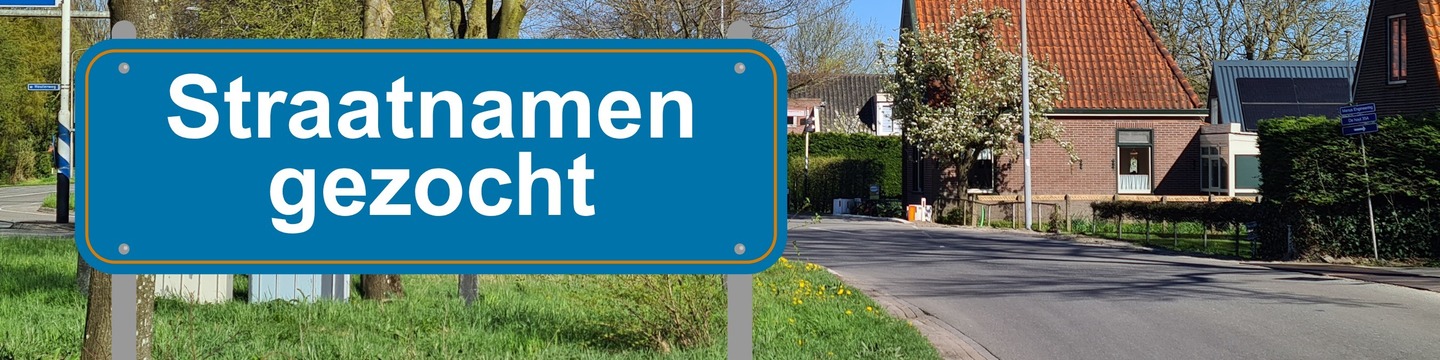 Straatnamen centrum-West Venhuizen