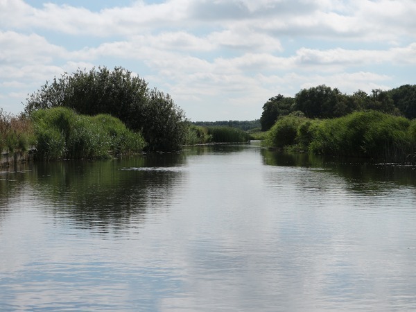 Vaarwater in polder